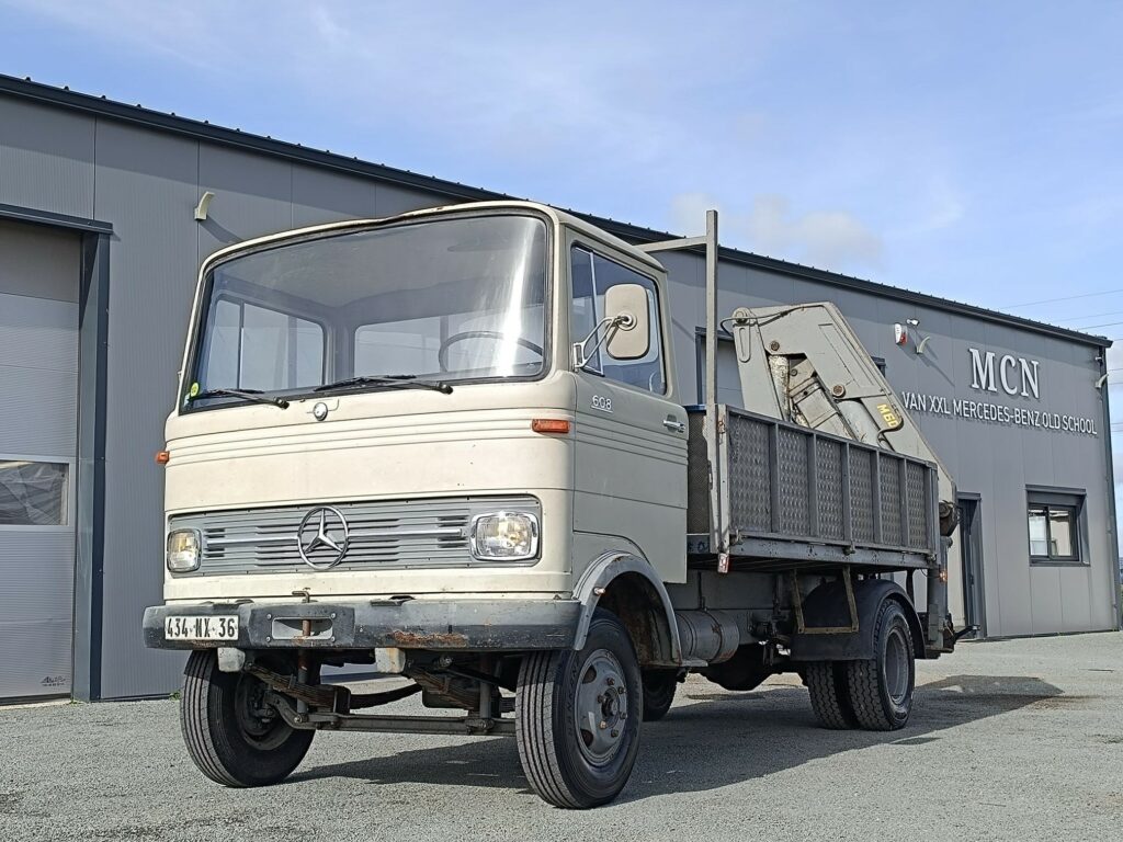 Mercedes 608 LP Plateau Grue - Etat collection