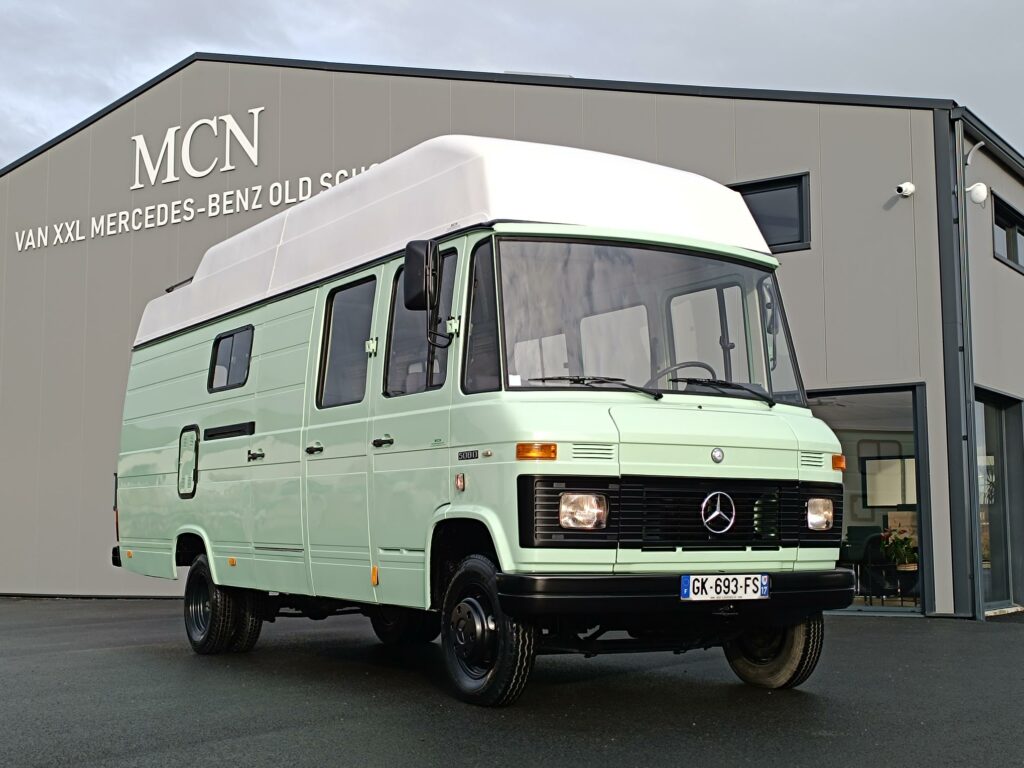 Mercedes 508 fourgon XXL réhausse REIMO