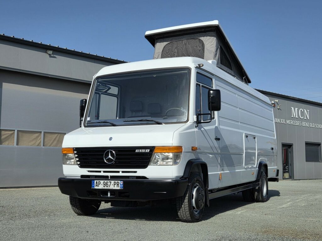 Mercedes 615 Vario Fourgon XXL MAXI + Toit relevable MCN